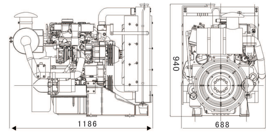 1003TG engine for generator set